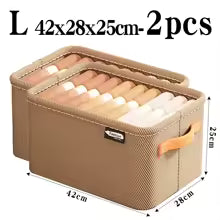 Boîte de Rangement Épaisse pour Vêtements : Pantalons, Pulls, Jeans - Organiseur de Placard et Tiroir