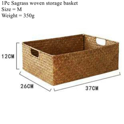 Panier en osier tressé Zerolife - Décoration intérieure, Rangement, Cuisine