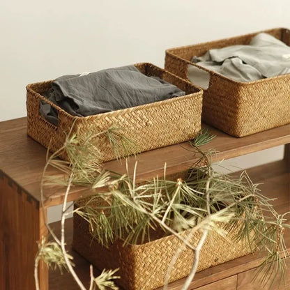 Panier en osier tressé Zerolife - Décoration intérieure, Rangement, Cuisine