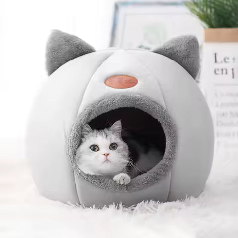 Lit Chauffant pour Chat - Nid Douillet et Confortable pour l'Hiver