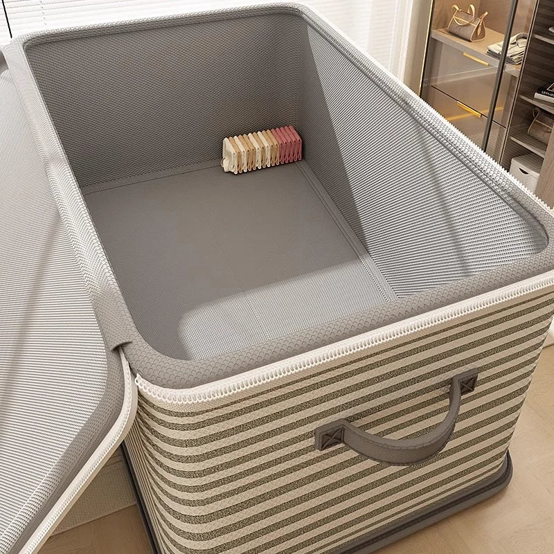 Boîte de rangement pliable et verrouillable avec mot de passe pour vêtements, couvertures et jouets