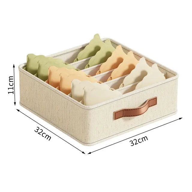 Boîte de Rangement Modulable pour Tiroirs : Organiseur pour Sous-vêtements, Chaussettes, Soutiens-gorge et Accessoires
