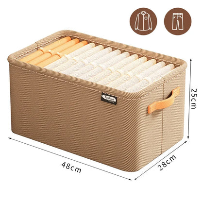 Boîte de Rangement Épaisse pour Vêtements : Pantalons, Pulls, Jeans - Organiseur de Placard et Tiroir