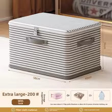 Boîte de rangement pliable et verrouillable avec mot de passe pour vêtements, couvertures et jouets