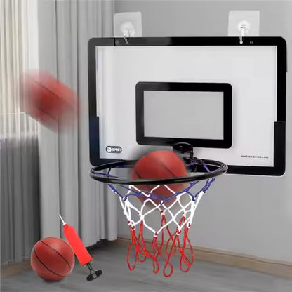 Mini Set de Basketball Mural pour Enfants - Jeu d'Intérieur Sans Perforation