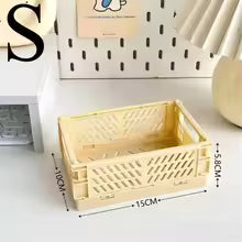 Boîte de rangement pliable et polyvalente pour bureau et maison