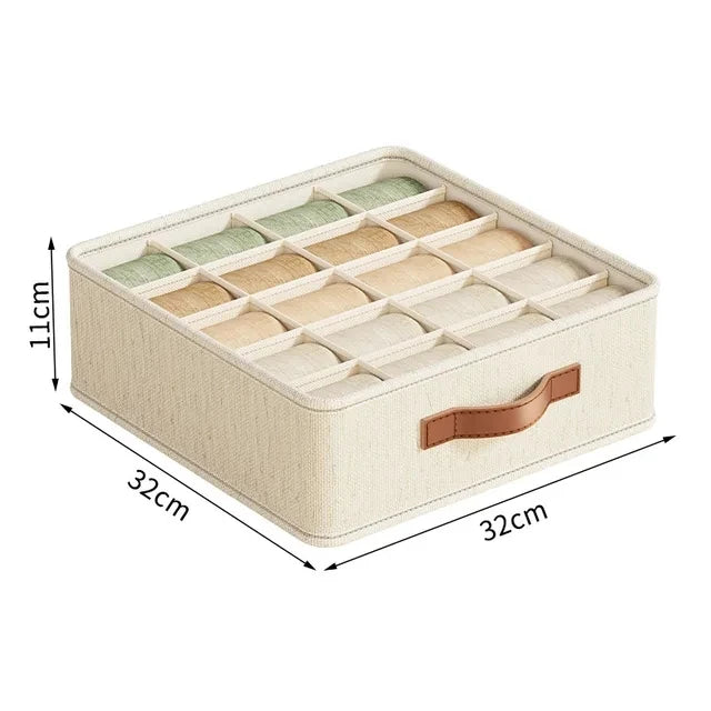 Boîte de Rangement Modulable pour Tiroirs : Organiseur pour Sous-vêtements, Chaussettes, Soutiens-gorge et Accessoires