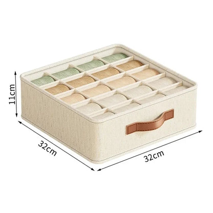 Boîte de Rangement Modulable pour Tiroirs : Organiseur pour Sous-vêtements, Chaussettes, Soutiens-gorge et Accessoires