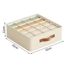 Boîte de Rangement Modulable pour Tiroirs : Organiseur pour Sous-vêtements, Chaussettes, Soutiens-gorge et Accessoires