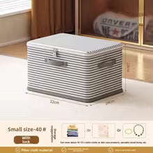 Boîte de rangement pliable et verrouillable avec mot de passe pour vêtements, couvertures et jouets