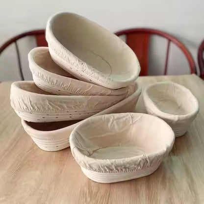 Panier de Rangement en Rotin Naturel avec Couverture - Idéal pour Pain et Pâtisserie