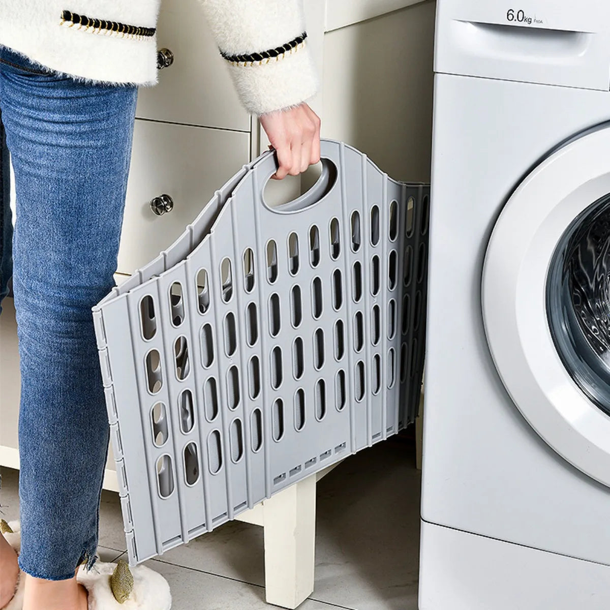 Panier à Linge Pliable Grande Capacité - Organiseur Portable pour Linge Sale
