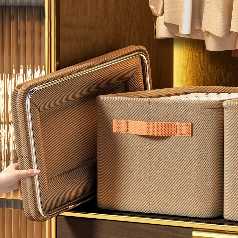 Boîte de Rangement Épaisse pour Vêtements : Pantalons, Pulls, Jeans - Organiseur de Placard et Tiroir