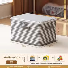 Boîte de rangement pliable et verrouillable avec mot de passe pour vêtements, couvertures et jouets
