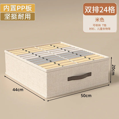 Boîte de Rangement Pliable pour Vêtements - Organiseur de Placard pour Pulls, T-shirts et Pantalons