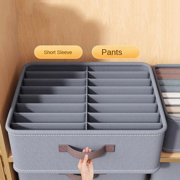 Boîte de Rangement Pliable pour Vêtements - Organiseur de Placard pour Pulls, T-shirts et Pantalons