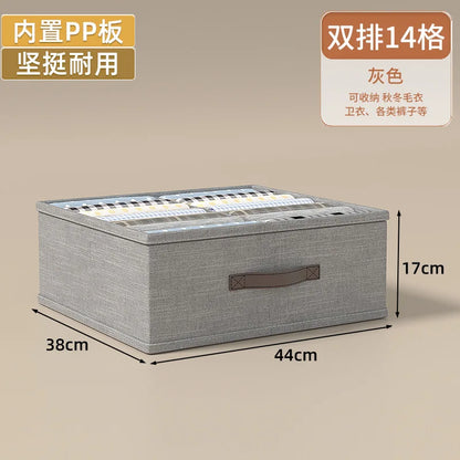 Boîte de Rangement Pliable pour Vêtements - Organiseur de Placard pour Pulls, T-shirts et Pantalons