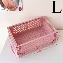 Boîte de rangement pliable et polyvalente pour bureau et maison