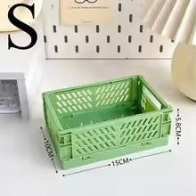 Boîte de rangement pliable et polyvalente pour bureau et maison