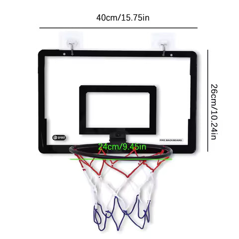 Mini Panier de Basket Intérieur pour Enfants et Adultes - Jeu Mural et Porte