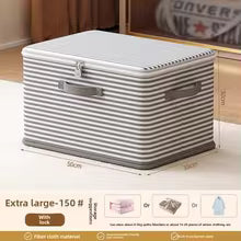 Boîte de rangement pliable et verrouillable avec mot de passe pour vêtements, couvertures et jouets