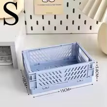 Boîte de rangement pliable et polyvalente pour bureau et maison