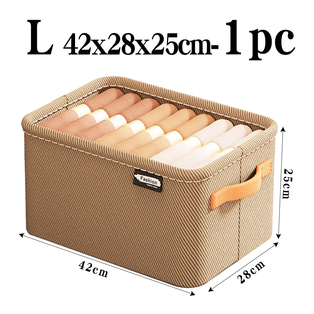 Boîte de Rangement Épaisse pour Vêtements : Pantalons, Pulls, Jeans - Organiseur de Placard et Tiroir