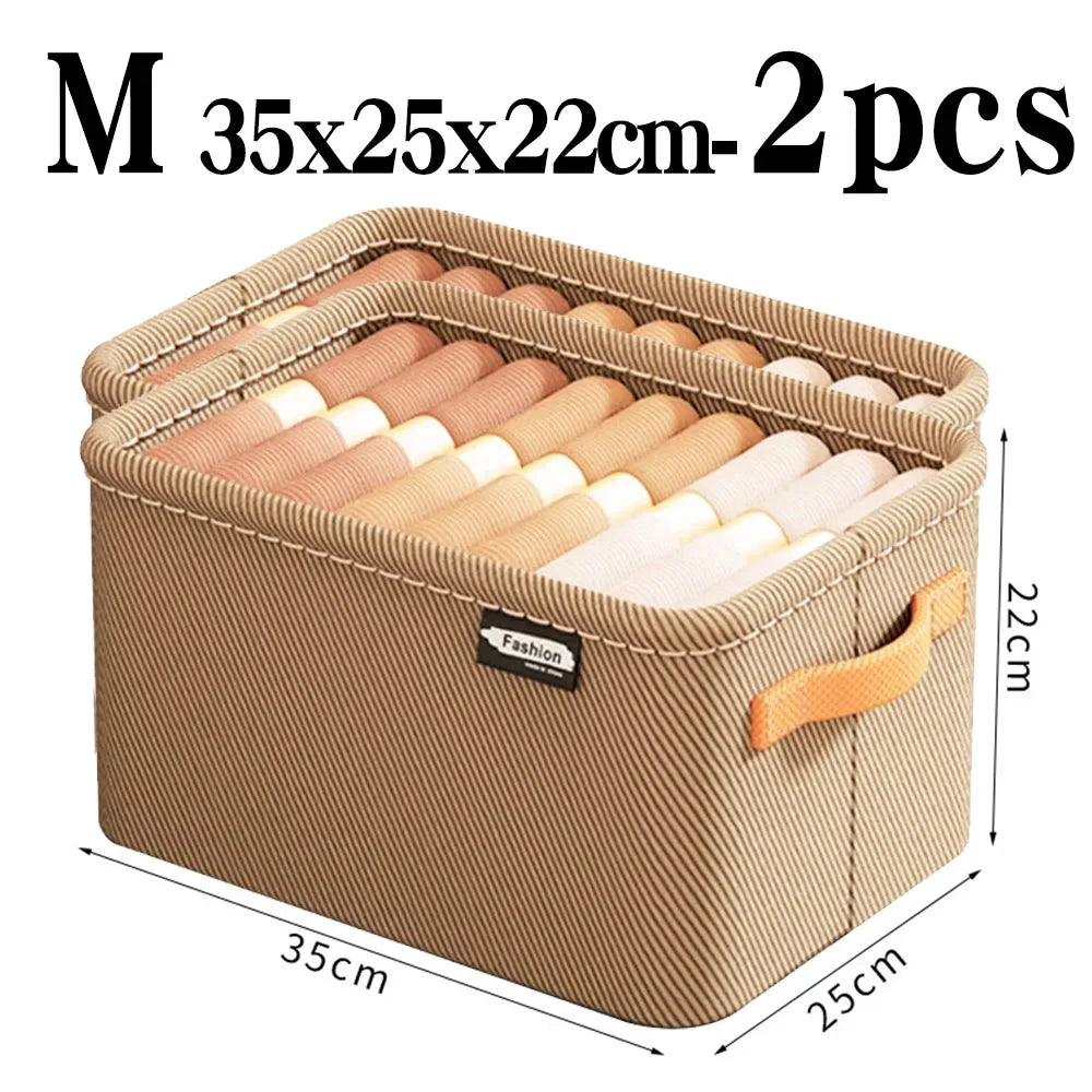 Boîte de Rangement Épaisse pour Vêtements : Pantalons, Pulls, Jeans - Organiseur de Placard et Tiroir