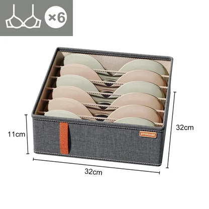 Boîte de Rangement Modulable pour Tiroirs : Organiseur pour Sous-vêtements, Chaussettes, Soutiens-gorge et Accessoires