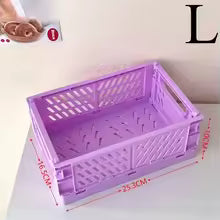 Boîte de rangement pliable et polyvalente pour bureau et maison