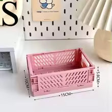 Boîte de rangement pliable et polyvalente pour bureau et maison