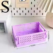 Boîte de rangement pliable et polyvalente pour bureau et maison