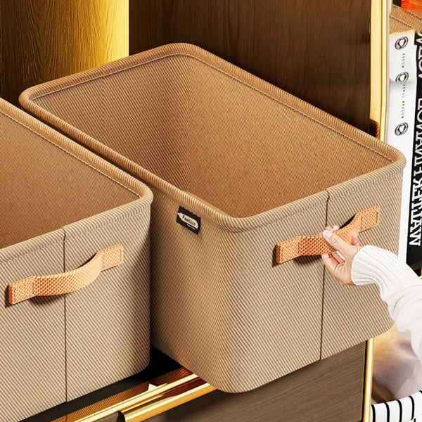 Boîte de Rangement Épaisse pour Vêtements : Pantalons, Pulls, Jeans - Organiseur de Placard et Tiroir