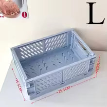 Boîte de rangement pliable et polyvalente pour bureau et maison