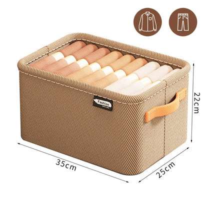 Boîte de Rangement Épaisse pour Vêtements : Pantalons, Pulls, Jeans - Organiseur de Placard et Tiroir