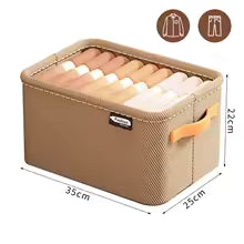 Boîte de Rangement Épaisse pour Vêtements : Pantalons, Pulls, Jeans - Organiseur de Placard et Tiroir