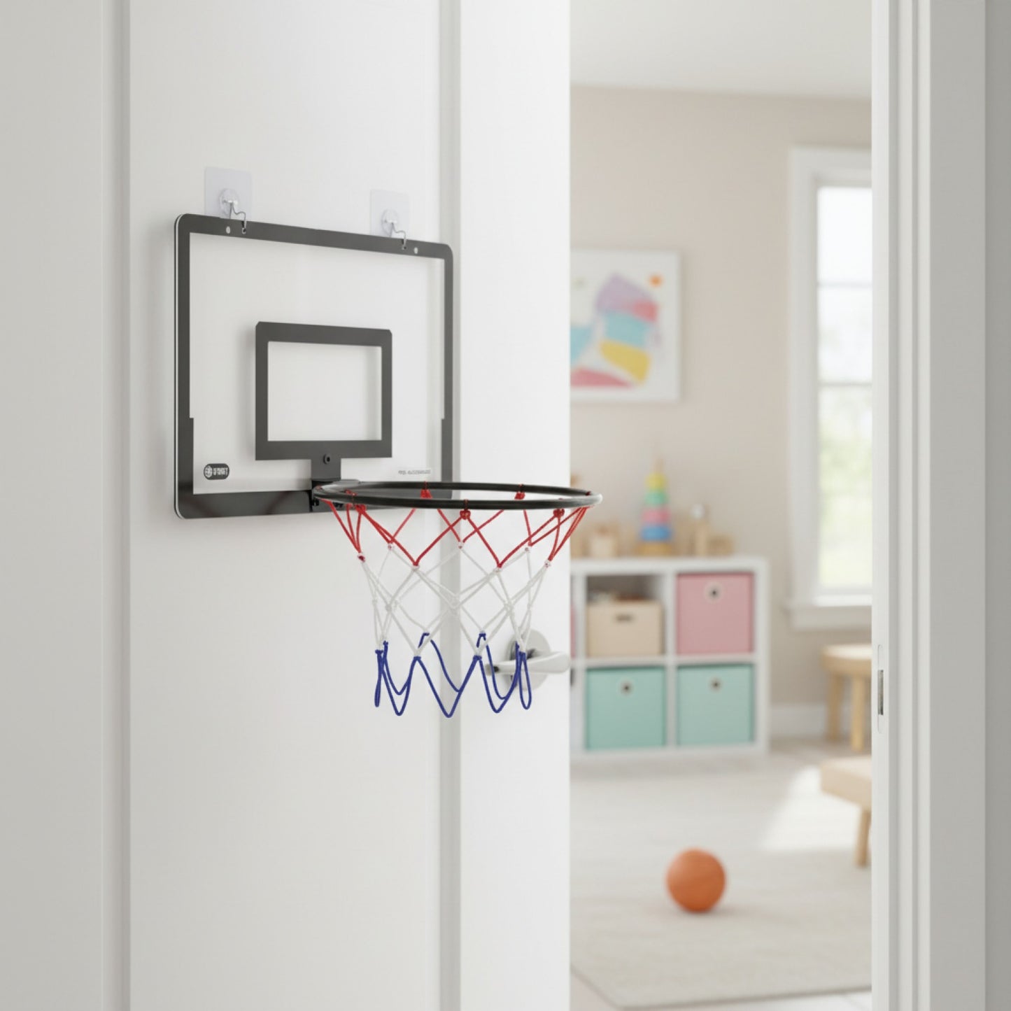 Mini Panier de Basket Intérieur pour Enfants et Adultes - Jeu Mural et Porte