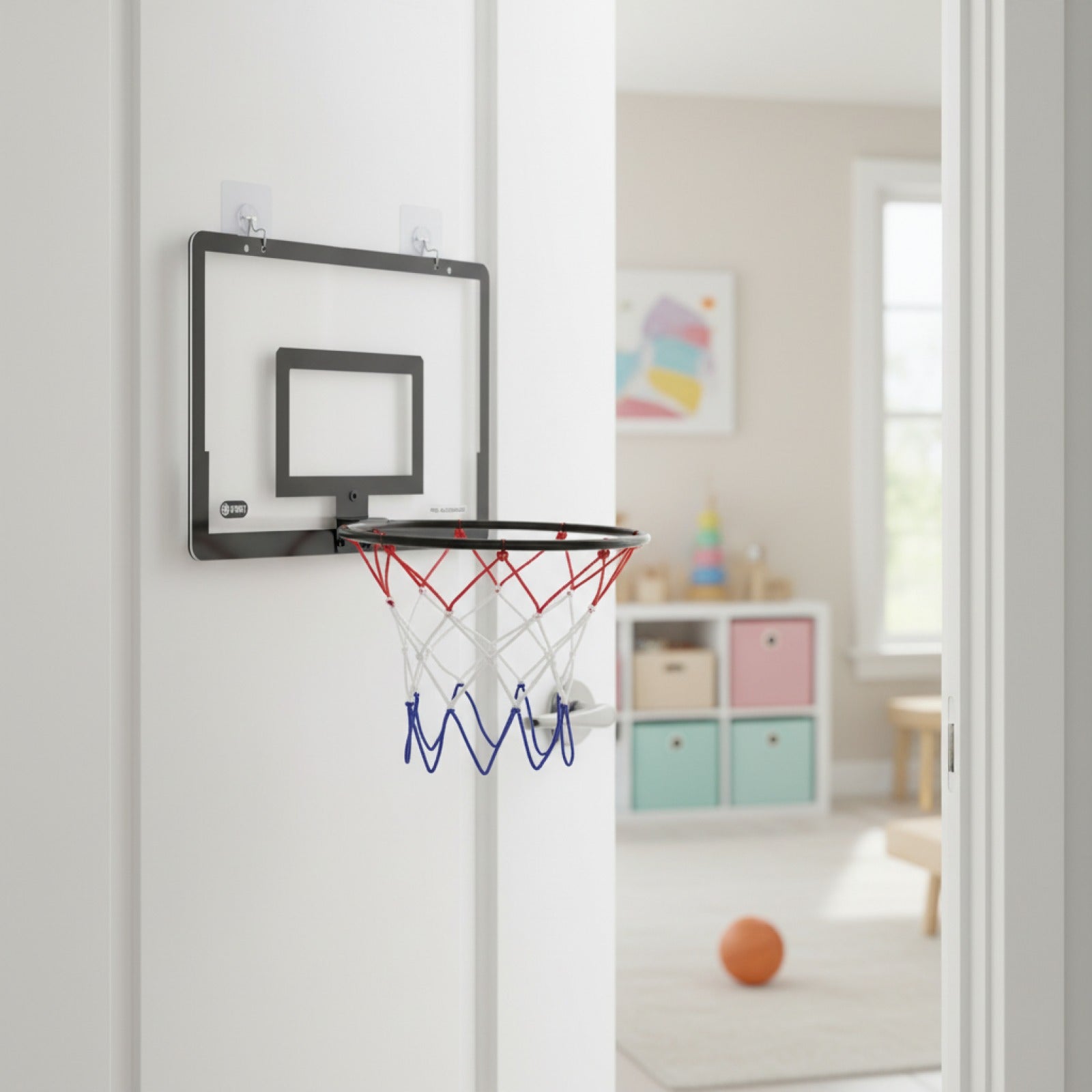 Mini Panier de Basket Intérieur pour Enfants et Adultes - Jeu Mural et Porte