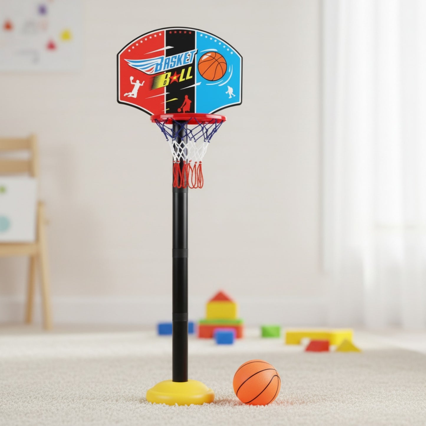 Porte-pied Ajustable pour Tout-Petits et Enfants (52-115CM) - Jouet de Sport d'Intérieur pour Bébé