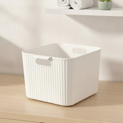 Boîte de Rangement Multifonction WORTHBUY avec Poignée - Organiseur Polyvalent pour Bureau, Cuisine, Salle de Bain