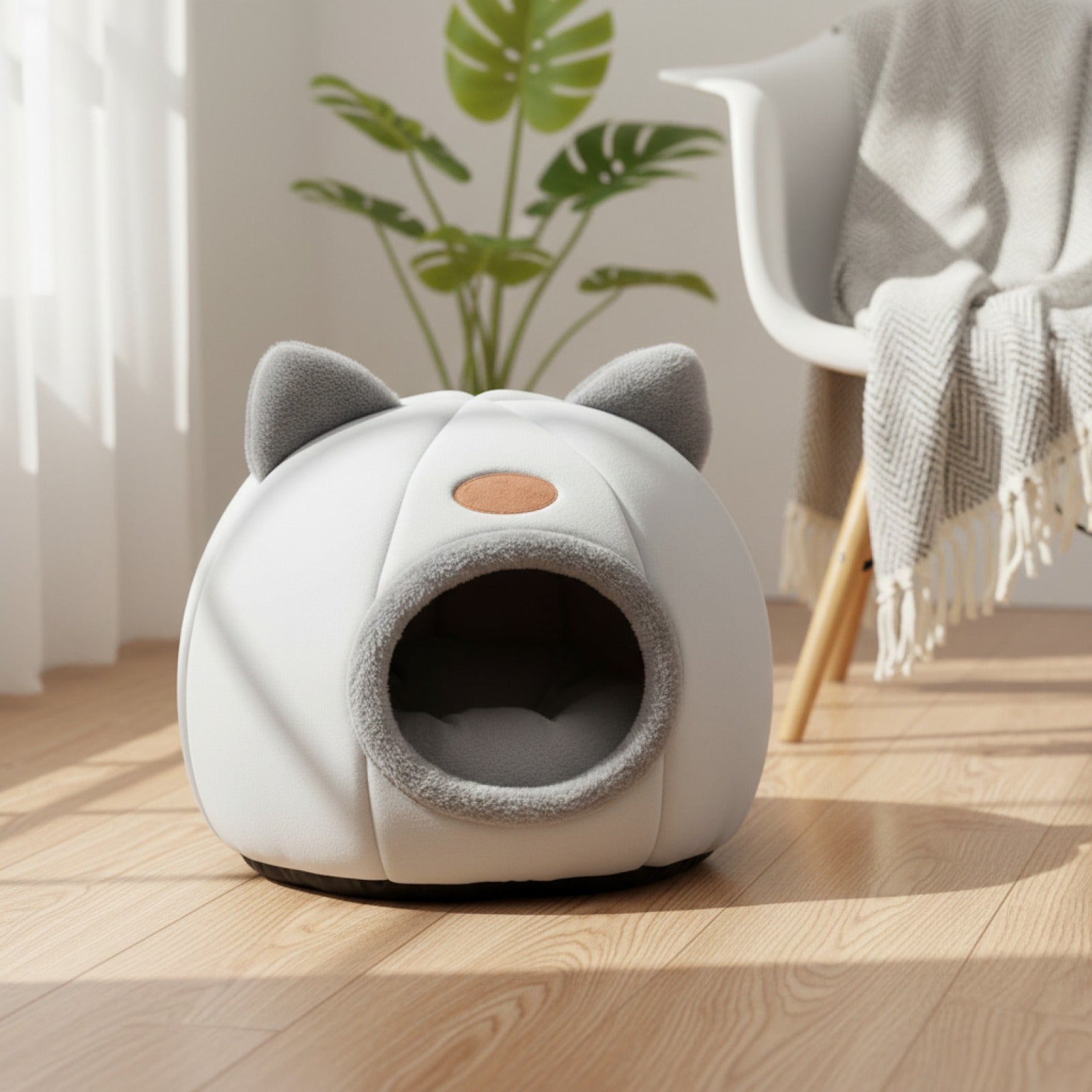Lit Chauffant pour Chat - Nid Douillet et Confortable pour l'Hiver