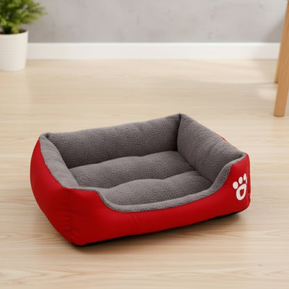Lit Chien et Chat Chaud - Nid Douillet Carré Confortable pour Petits et Grands Animaux