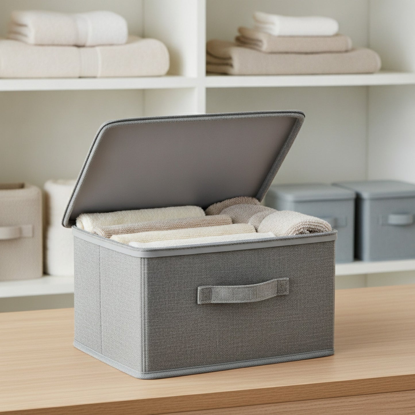 Boîte de Rangement Multifonction Grande Capacité pour Couettes, Sous-vêtements et Soutiens-gorge