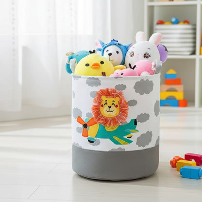 Panier de Rangement Pliant en Tissu avec Poignée - Organisateur Polyvalent pour Chambre, Placard et Jouets
