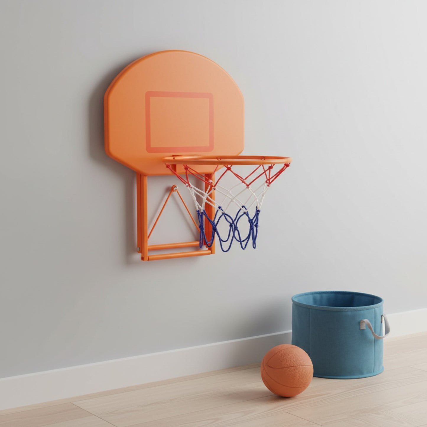 Mini Panier de Basket-ball Mural Pliant pour Enfants - Idéal pour l'Intérieur