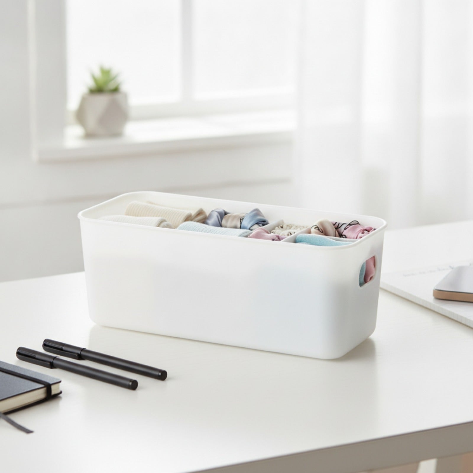 Boîte de Rangement Multifonction pour Bureau et Sous-vêtements - Grande Capacité, Durable