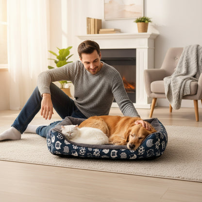 Coussin Confortable pour Chien et Chat - Idéal Hiver & Toutes Tailles