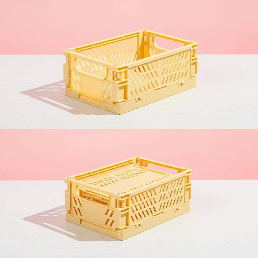 Boîte pliable rangement multifonction