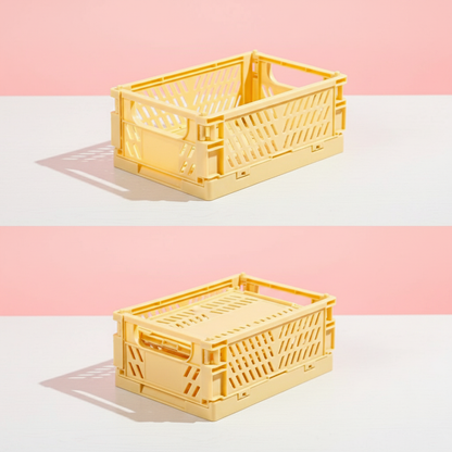 Boîte pliable rangement multifonction