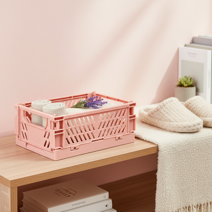Boîte pliable rangement multifonction